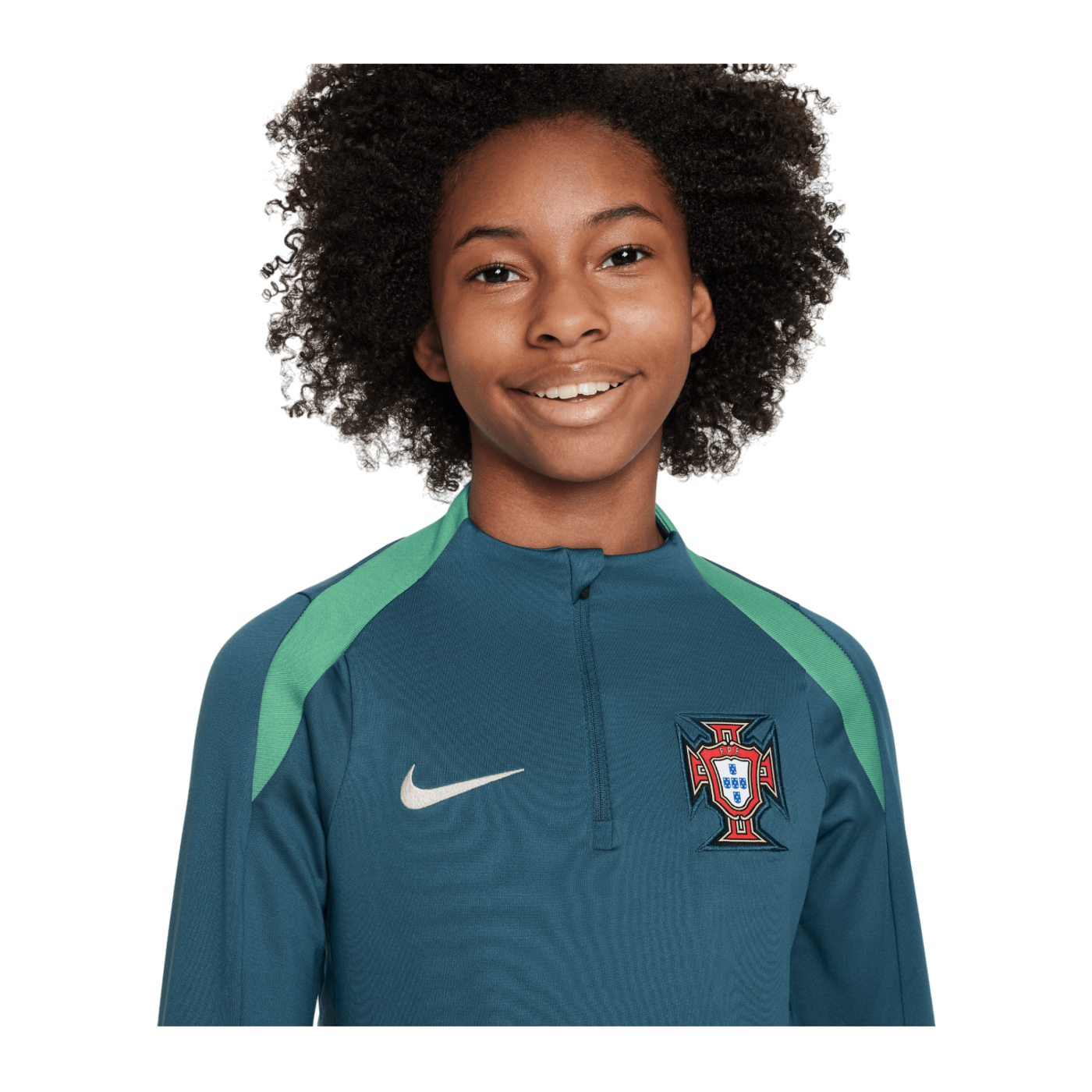 Nike Portugal Drill Top Kids EM 2024 Grün F381