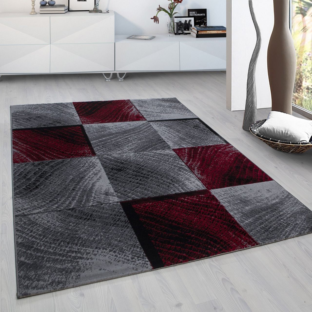 Ayyildiz Teppich, PLUS 8003, RED, 280 x 370 cm