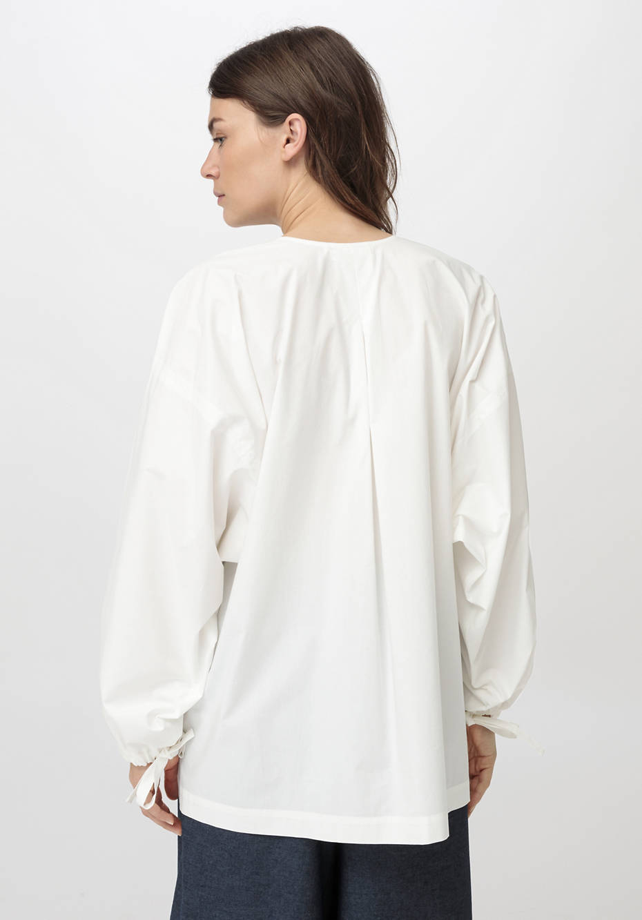 ZERO WASTE Bluse aus reiner Bio-Baumwolle