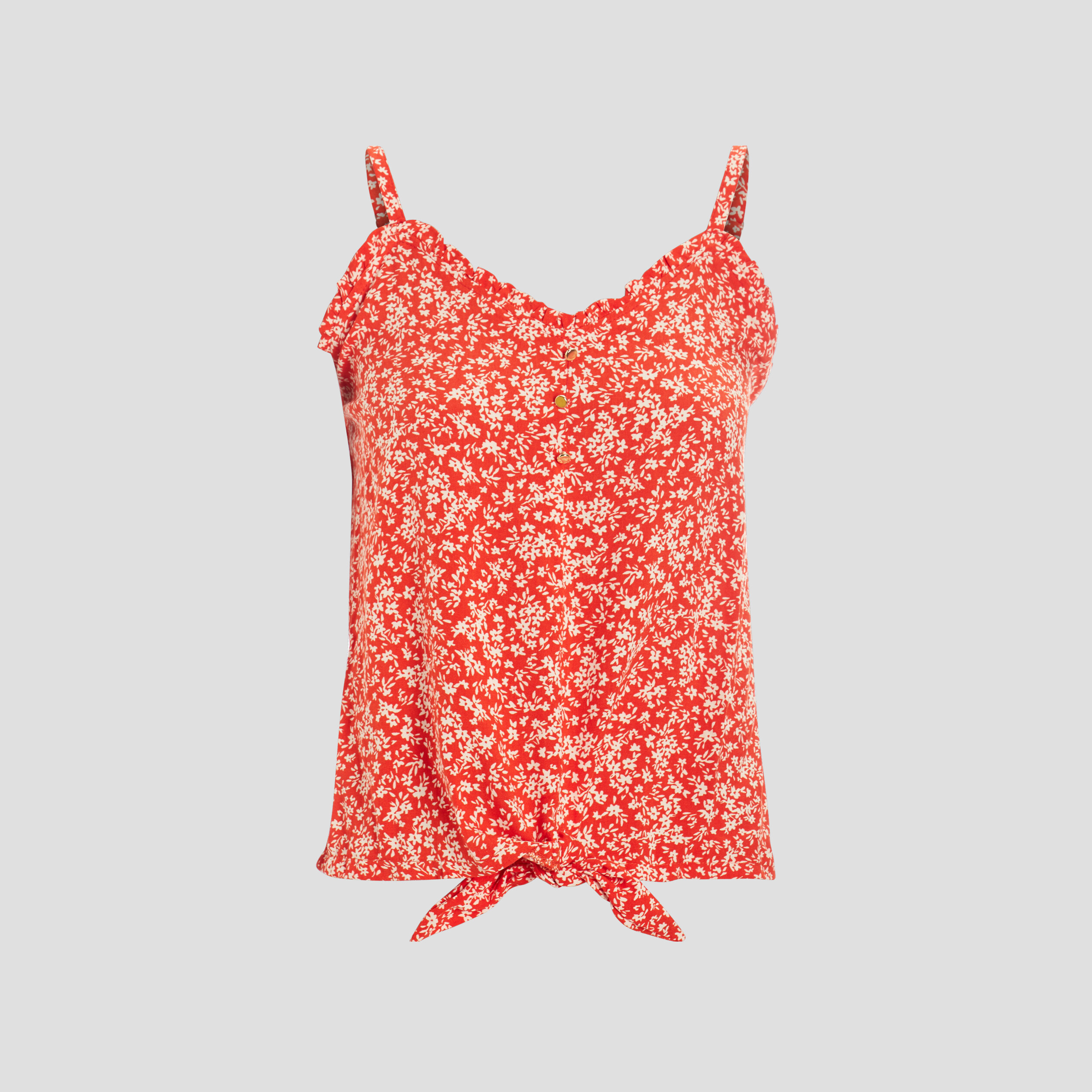 Blouse bretelles fines orange femme | La Halle