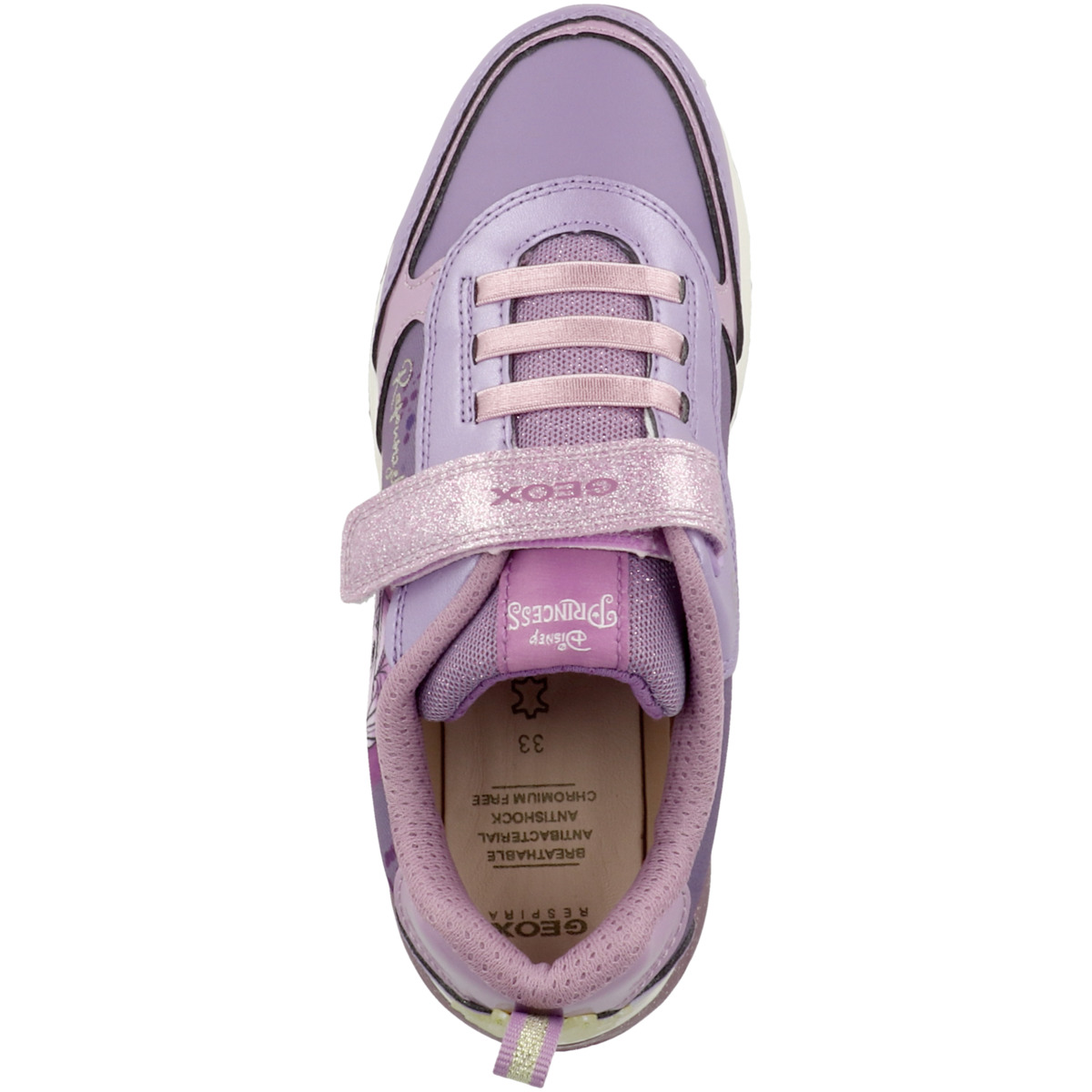Geox J Spaceclub G. E Sneaker Low lila