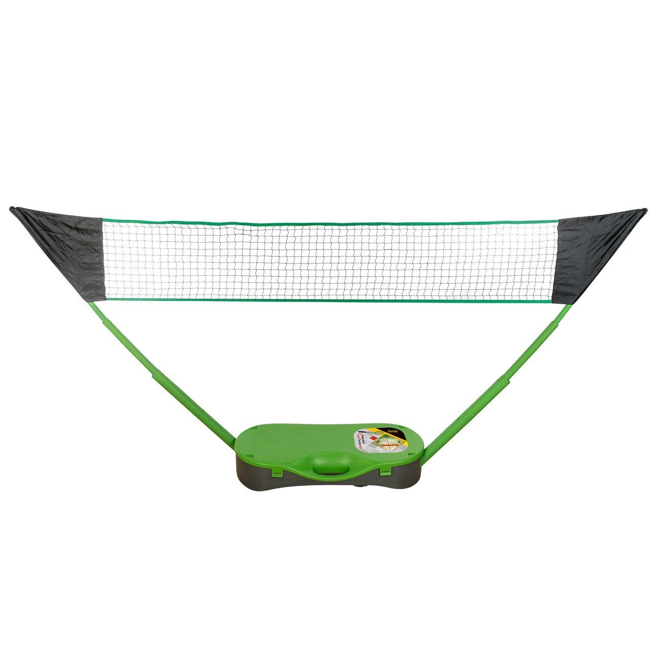 Idena Federball Federball und Tennis 2 in 1 Set - 2 Netze, 2 Schläger, 2 Federbälle & 1 Koffer (Spar-Set)