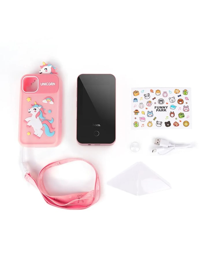 HOCO Gaming Smartphone für Kinder 2,8 Zoll, 1000 mAh, 240 × 320 in Pink günstig kaufen 14,5 cm