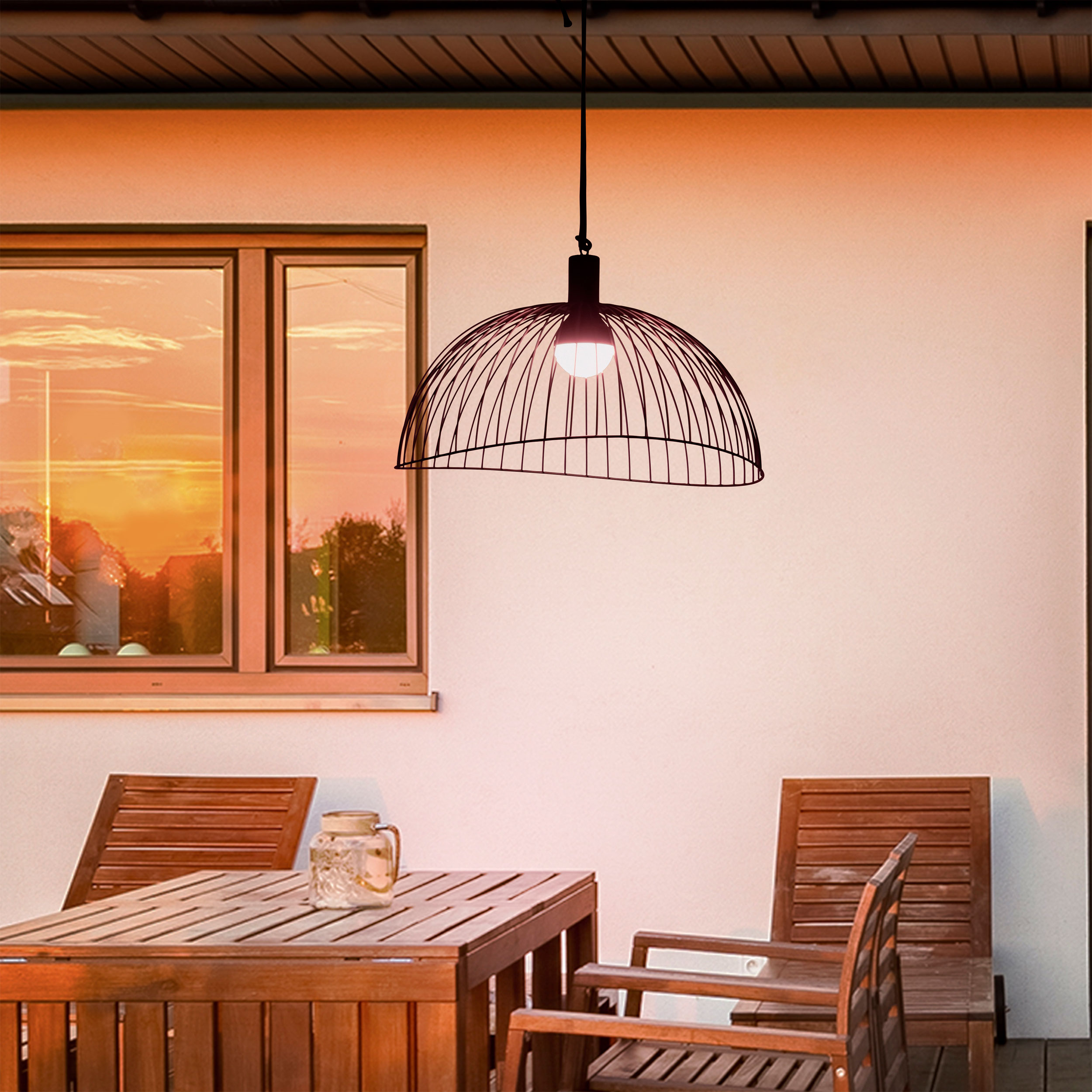 JUST LIGHT.LED-Akku-Pendelleuchte 1flg