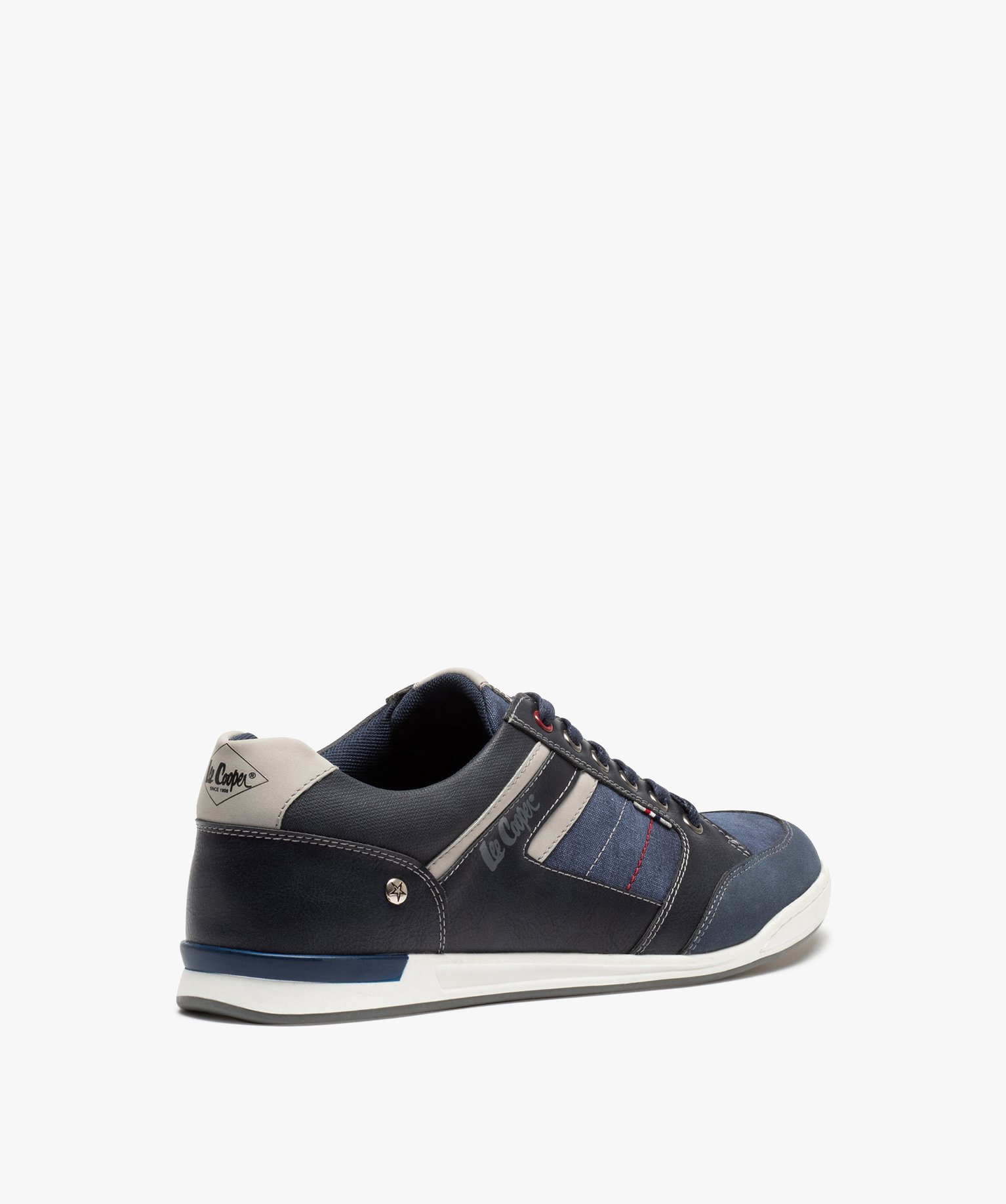 Baskets homme unies tendance denim - Lee Cooper marine | GEMO