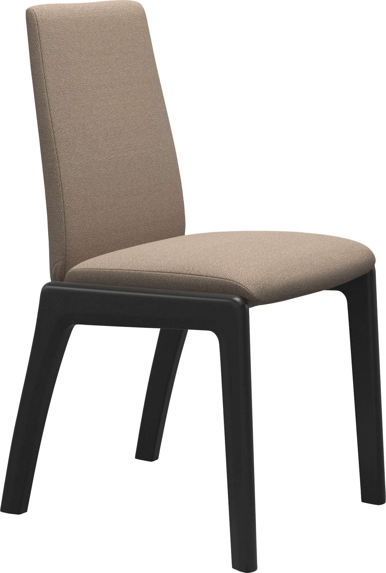Stressless® Polsterstuhl Laurel, Low Back, Größe M, mit abgerundeten Beinen in Schwarz