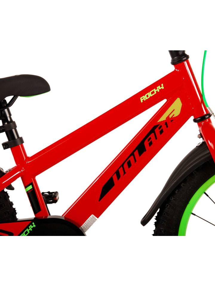 Volare Kinderfahrrad Rocky Fahrrad für Jungen 18 Zoll Kinderrad in Rot 4 Jahre günstig kaufen onesize
