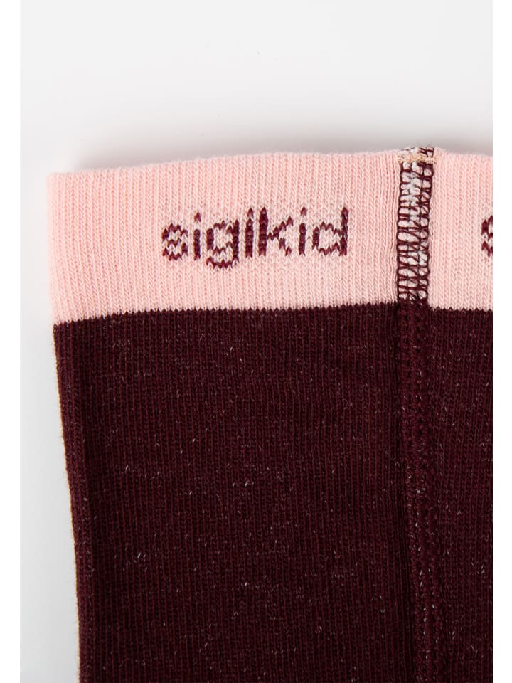 Sigikid Strumpfhosen 2er Set Autumn-Forest in rot/rosa günstig kaufen