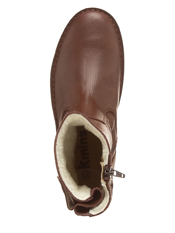 kmins woman Leder-Boots in Braun günstig kaufen 40