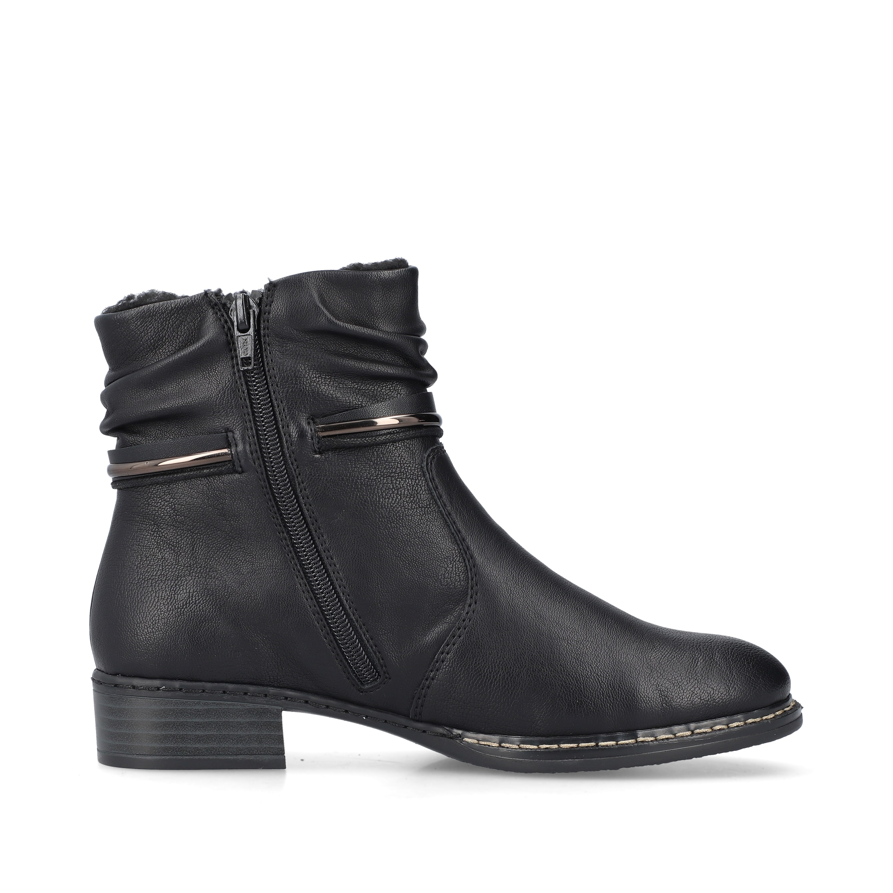 Rieker Damen Stiefeletten nachtschwarz