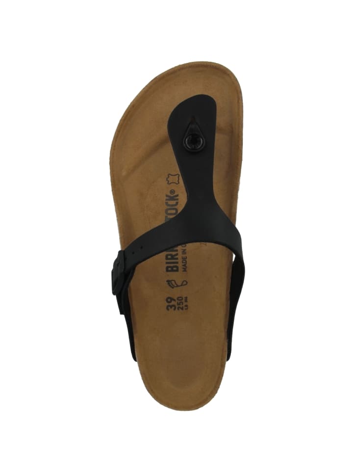 Birkenstock Zehensandale Gizeh Birko-Flor normal in schwarz günstig kaufen