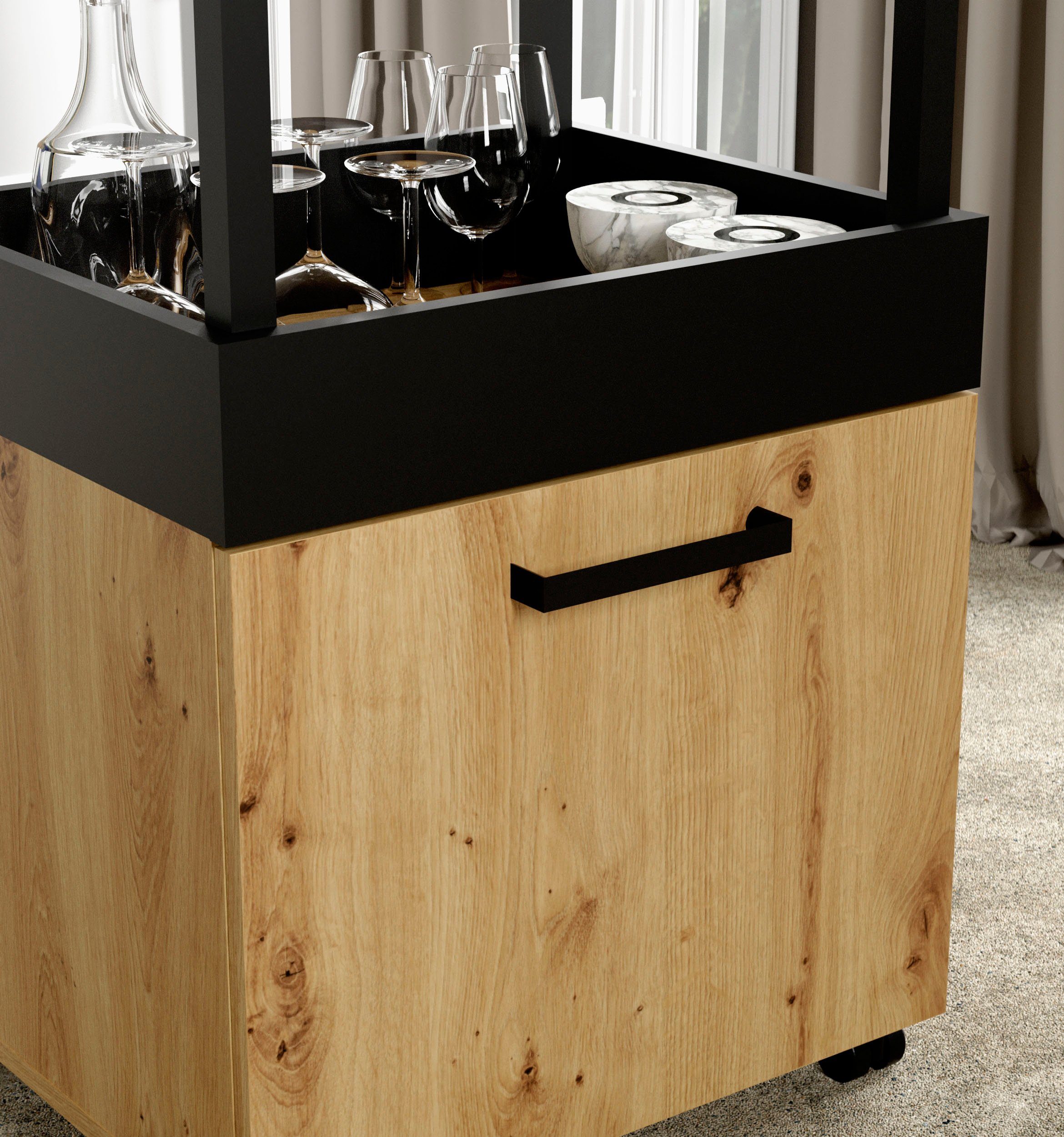 FORTE Barschrank Höhe ca. 88 cm