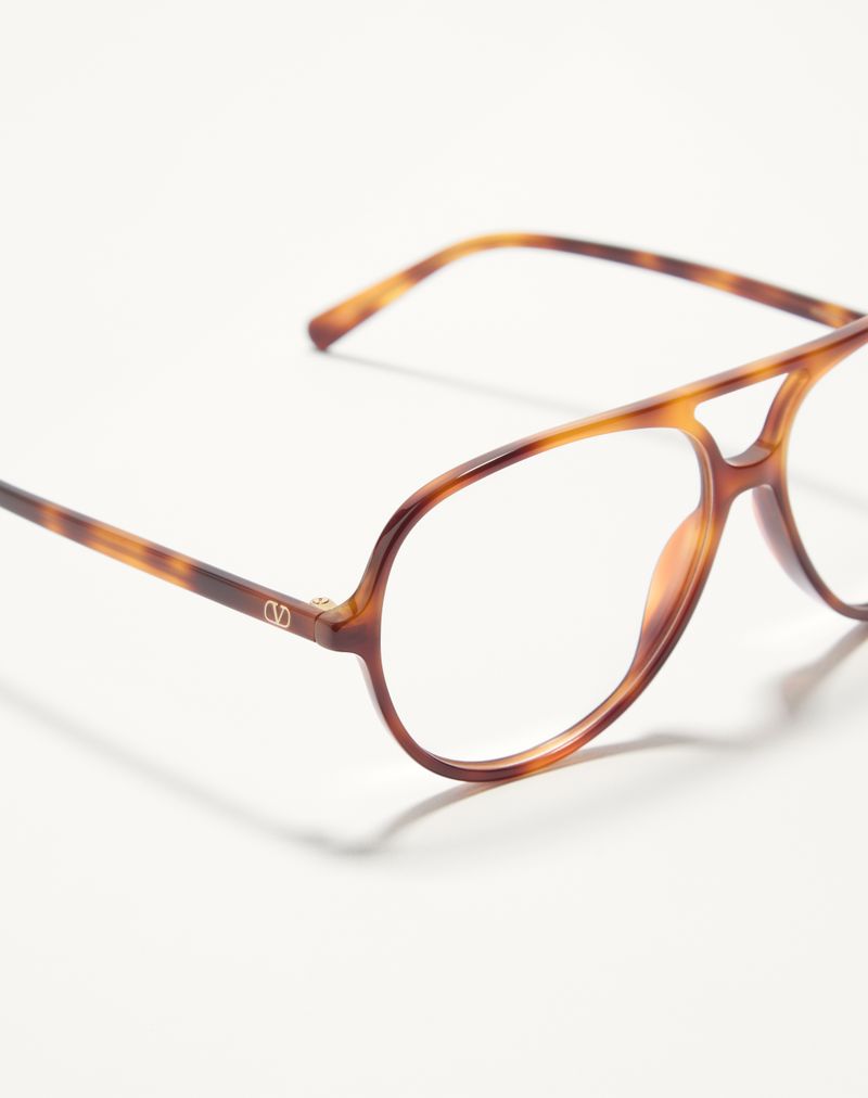 Óculos redondos de acetato