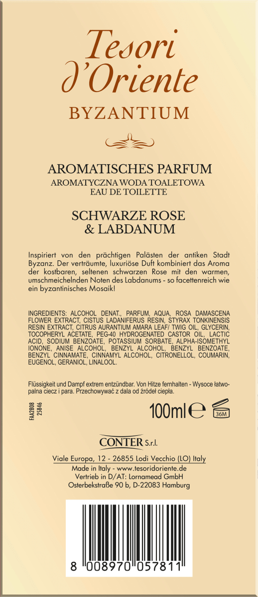 Byzantium Eau de Toilette, 100 ml