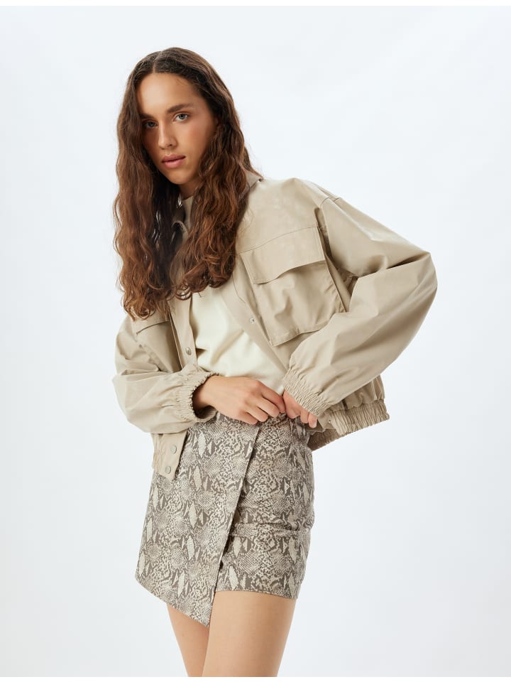 KOTON Hosenrock in Beige Gemustert günstig kaufen
