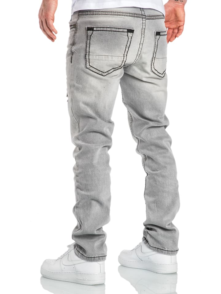 Amaci&Sons Jeans Regular Slim Raleigh in Grau günstig kaufen