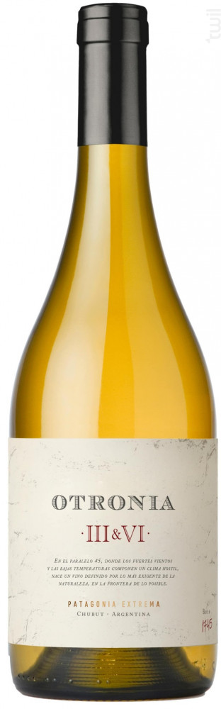 Block III & VI - Chardonnay Otronia Vin Blanc●AOC de Patagonie 2019 75cl