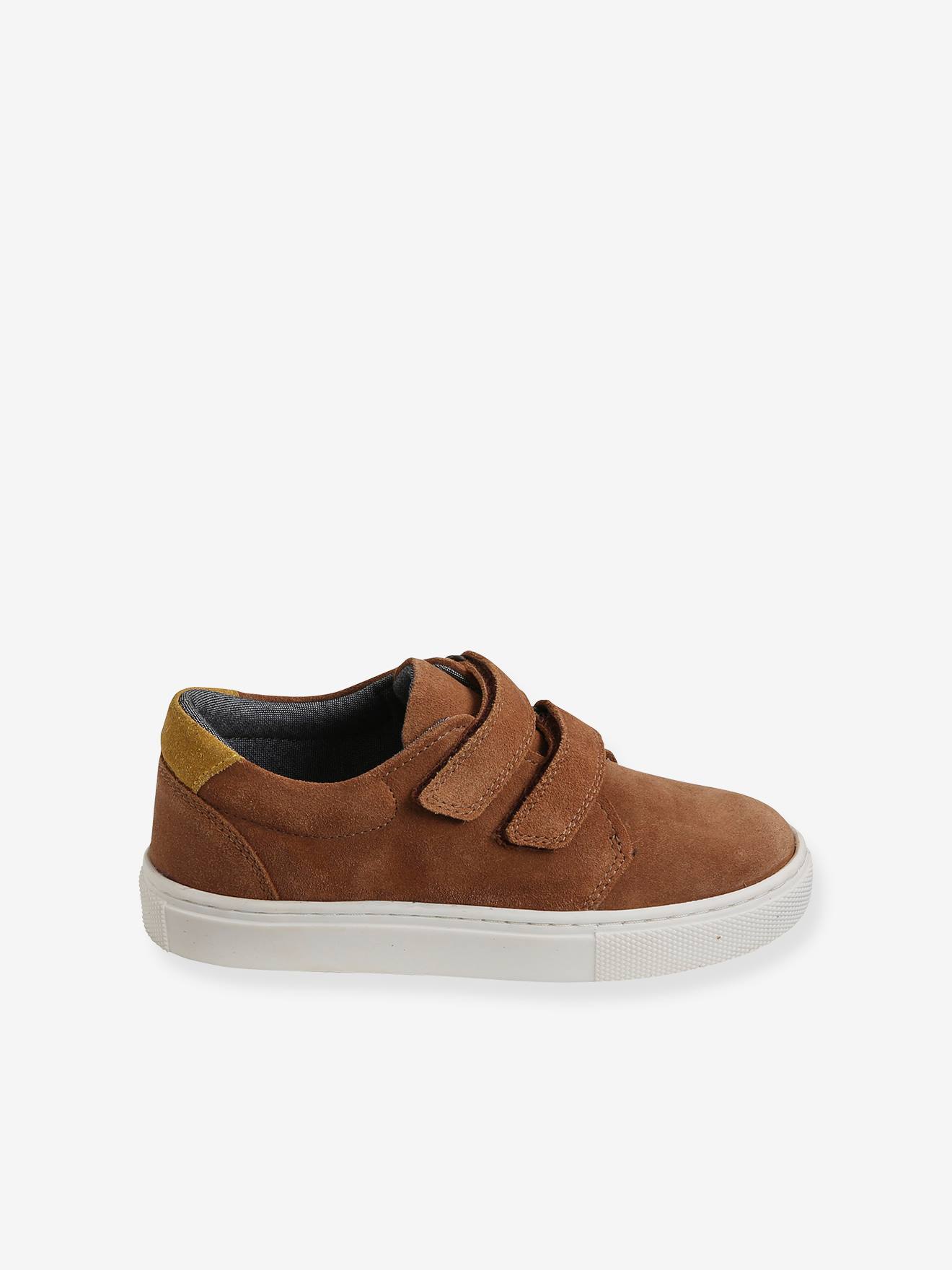 Derbies scratchés cuir garçon marine