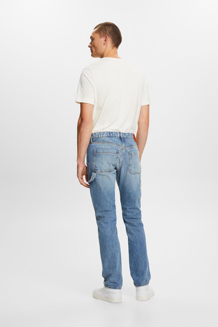 Gerade Carpenter Jeans mit mittelhohem Bund