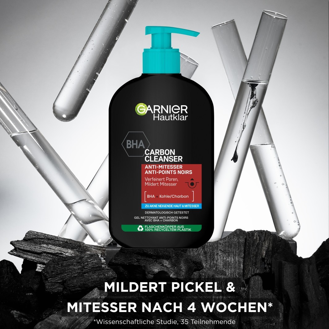 Hautklar Waschgel BHA Carbon Cleanser Anti-Mitesser