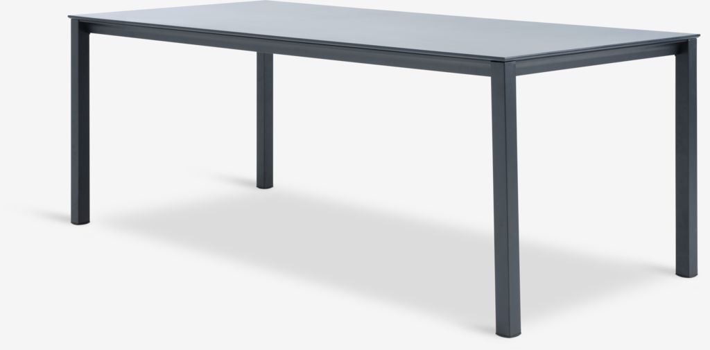 LANGET Stół ogrodowy LANGET S95xD207 czarny