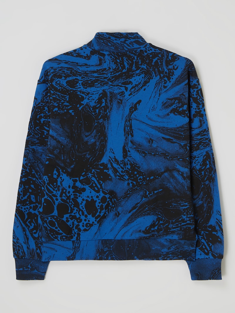 Troyer aus Baumwolle  in royalblau