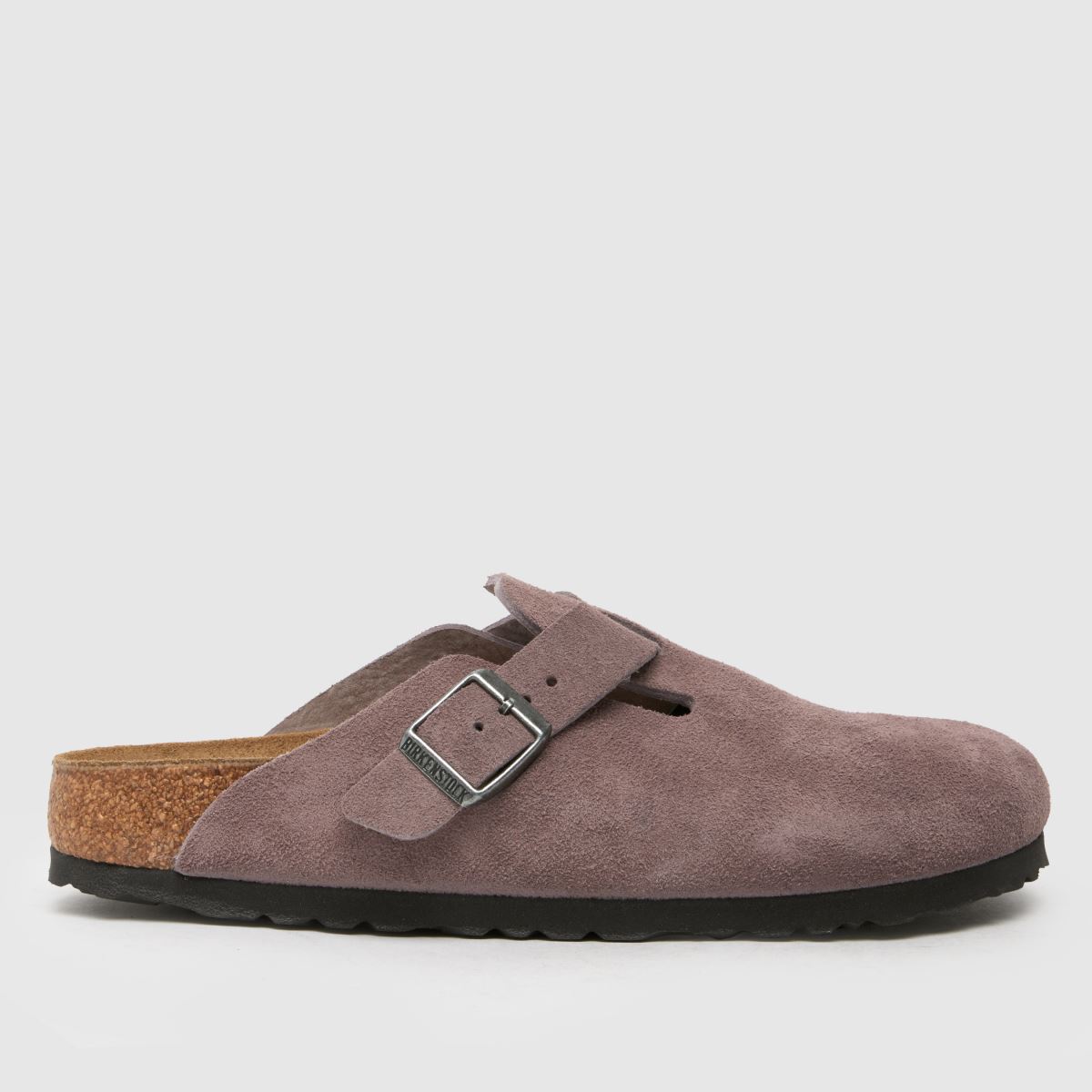 BIRKENSTOCK Boston keskeny szabású klumpa szandál lila színben