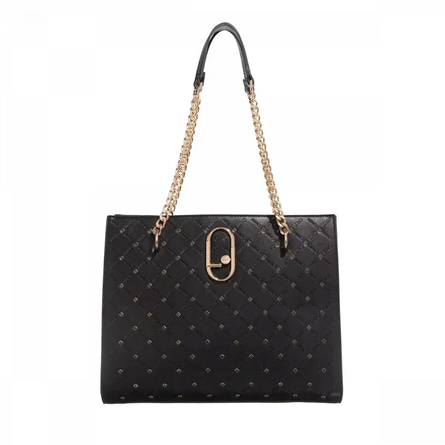 LIU JO - Liu Jo Handle Bags Metallkette Black - schwarz