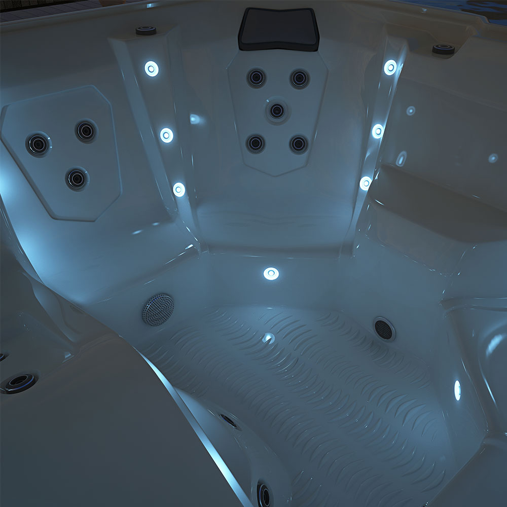 Home Deluxe Outdoor Whirlpool STREAM BIG PURE