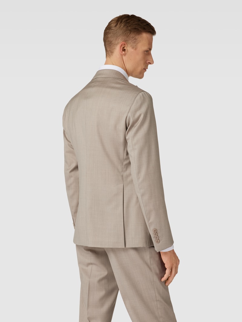 Anzug mit Strukturmuster in beige