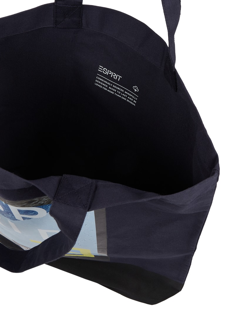 Tote Bag aus Baumwolle in blau