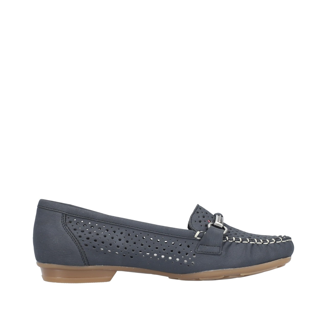RIEKER Sportliche Slipper blau