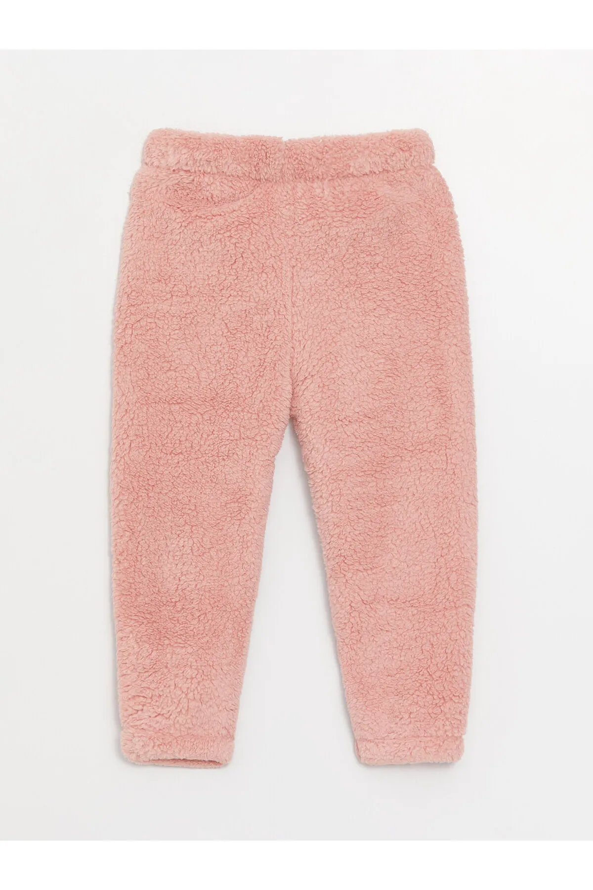 LC Waikiki  Langarm-Pyjama-Set aus besticktem Plüsch mit Rundhalsausschnitt für Babys und Mädchen