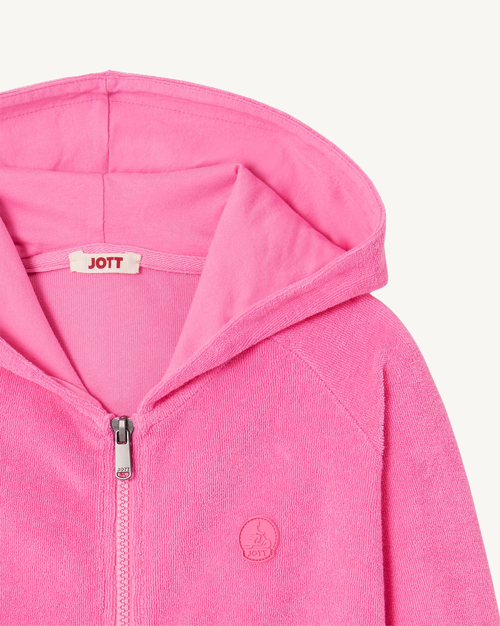 Veste zippée éponge Rose intense enfant Volta