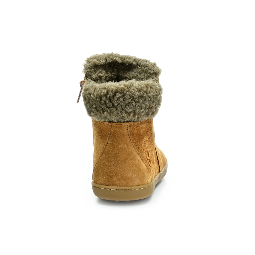 Shapen Fluffy 2.0 Brown Winterbarfußschuhe