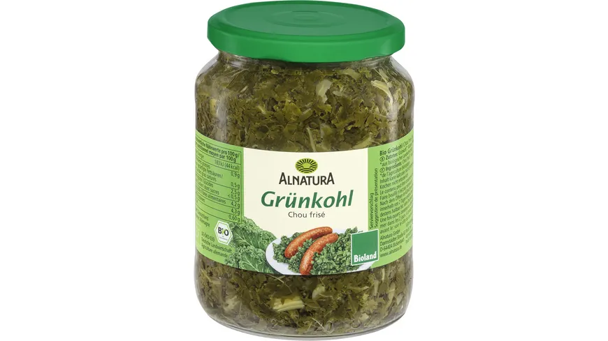 Alnatura Bioland-Grünkohl, Glas 660 g