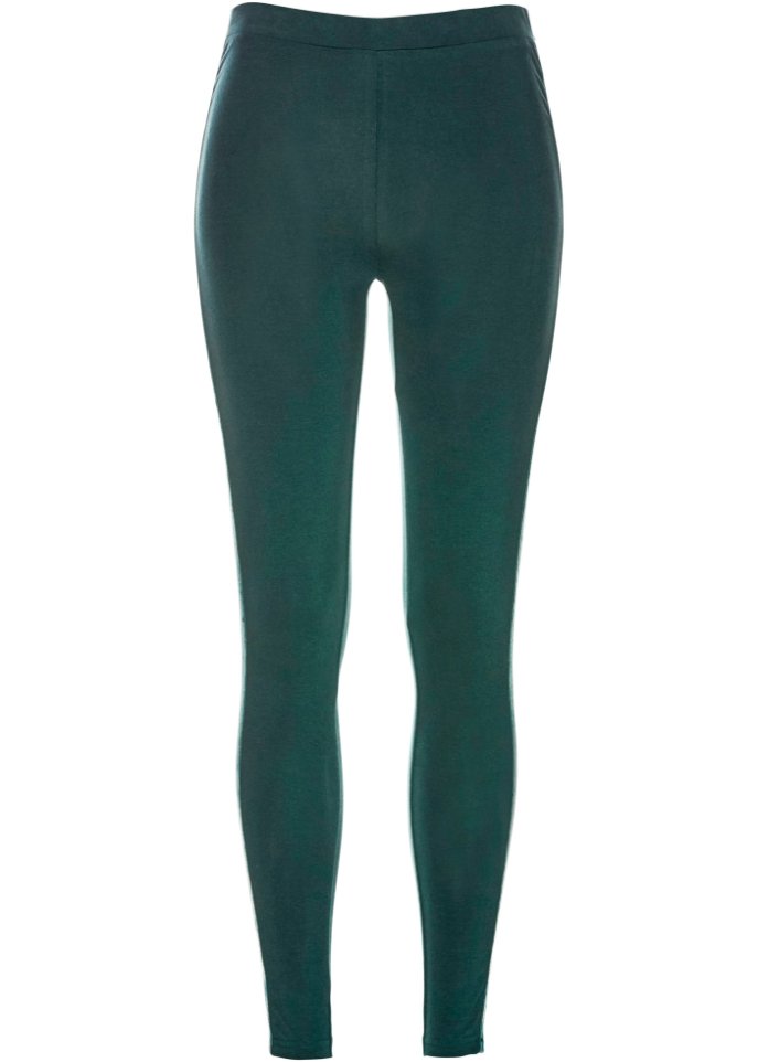 Leggings mit Samtstreifen
