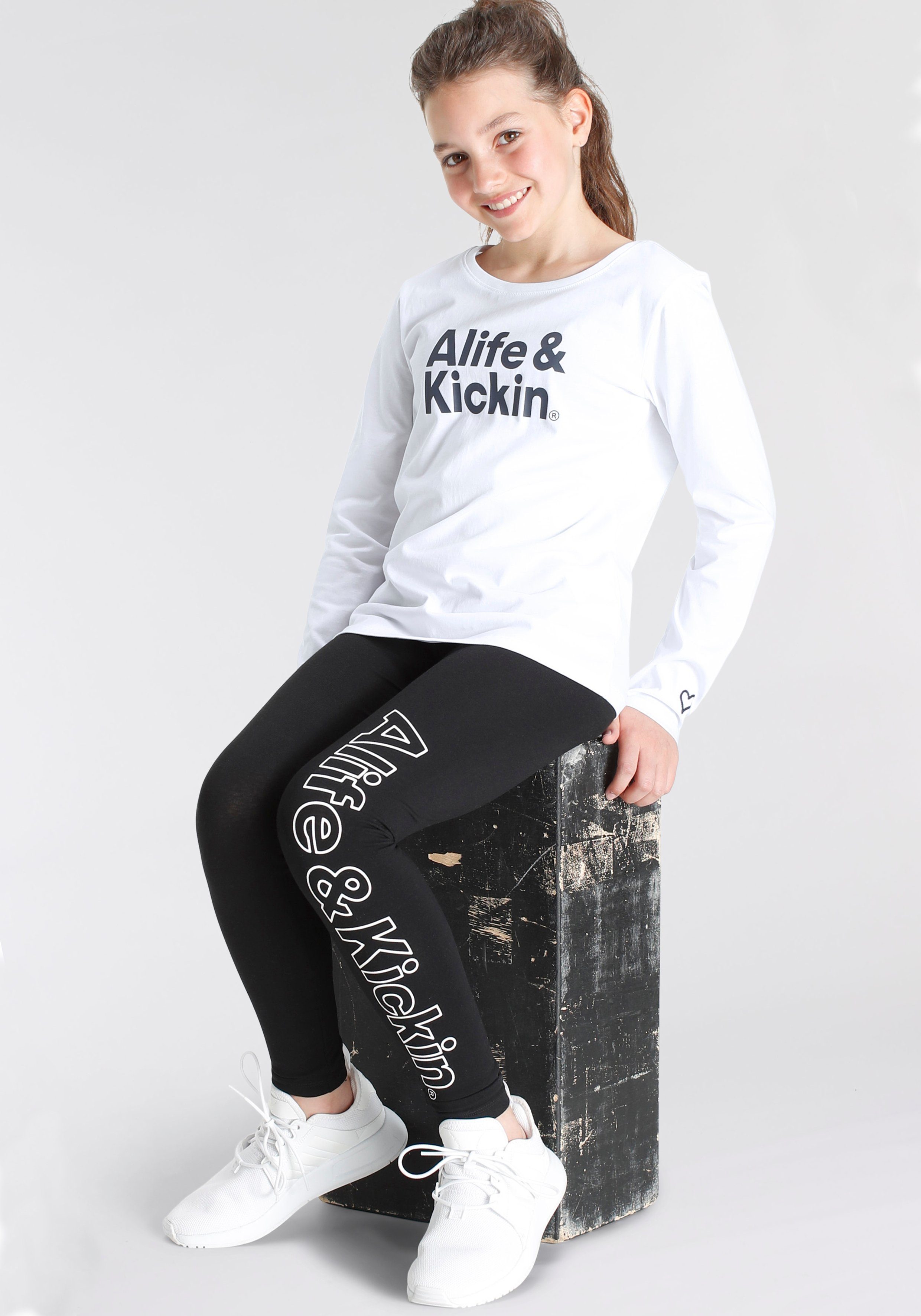 Alife & Kickin Leggings mit Logo Druck NEUE MARKE! Alife & Kickin für Kids.