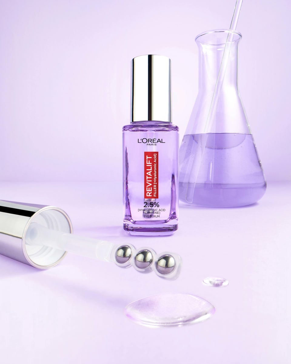 Augenserum Revitalift Filler Hyaluron + Koffein, 20 ml
