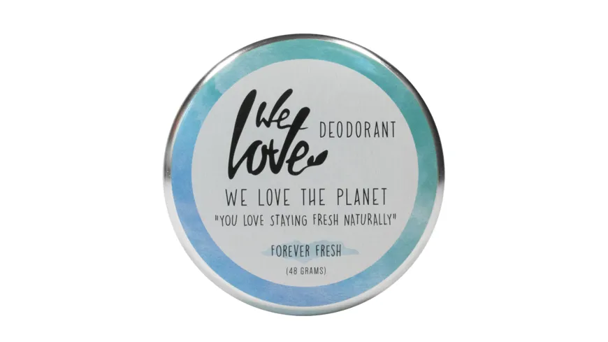 WE LOVE THE PLANET Natürliche Deodorant Creme - Forever Fresh 48 g