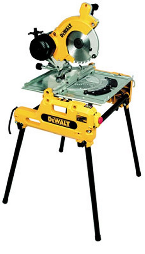 DeWalt DW743N-QS 250 mm table, crosscut, and miter saw combination