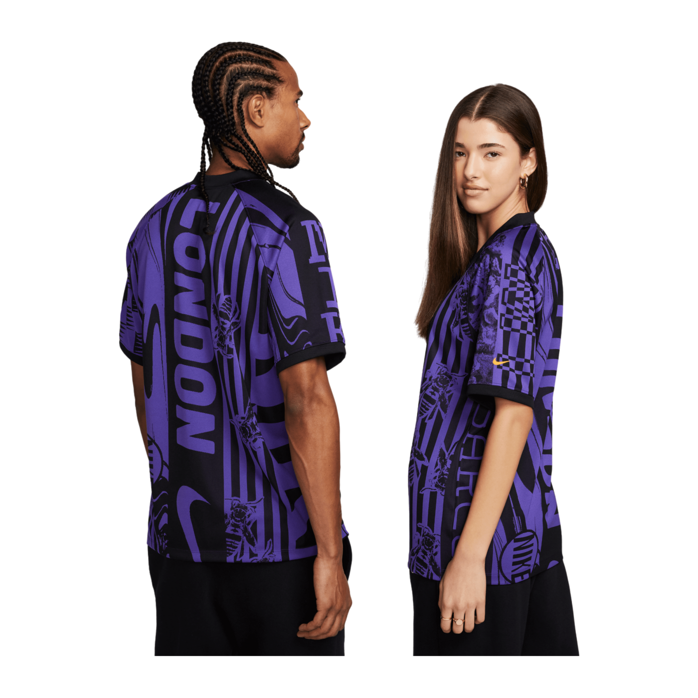 Nike Culture of Football Trikot Schwarz Lila F011