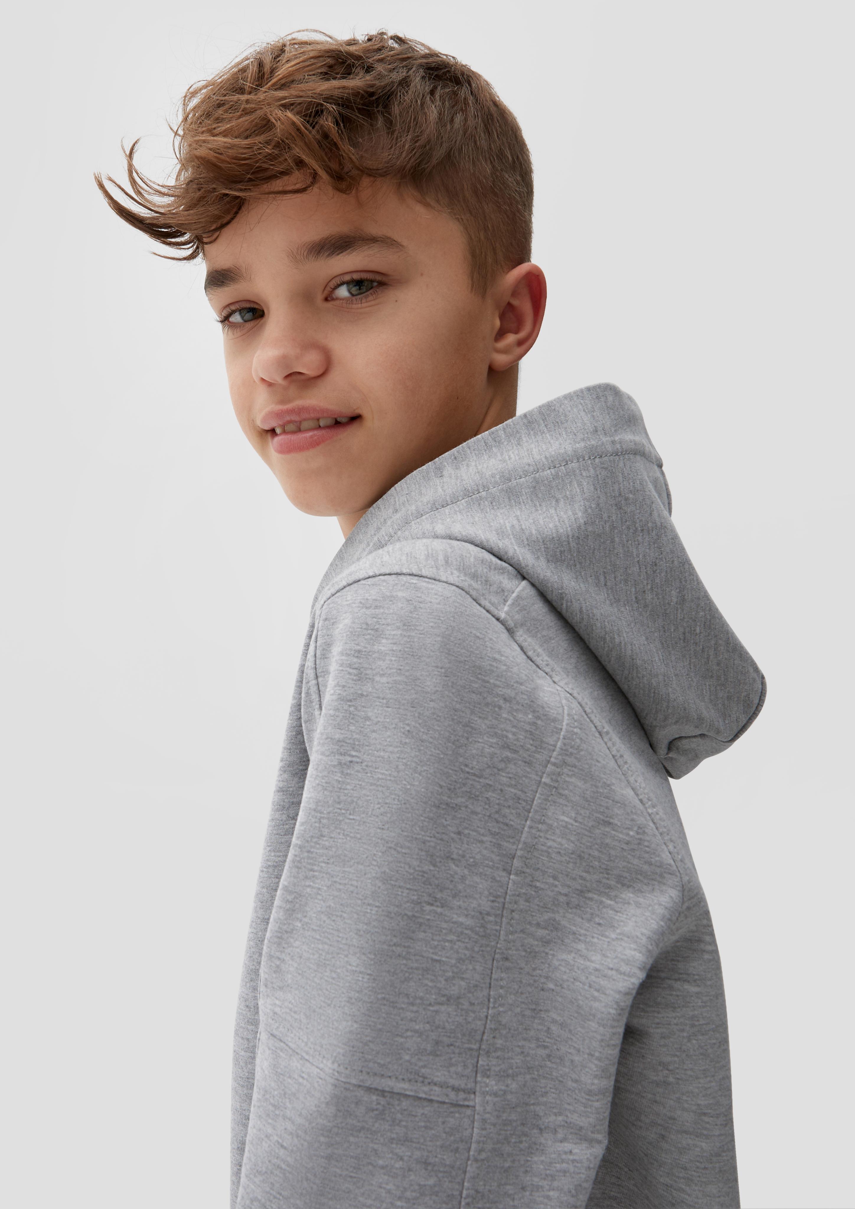 Kapuzensweatshirt mit Teilungsnähten  2134026-9400