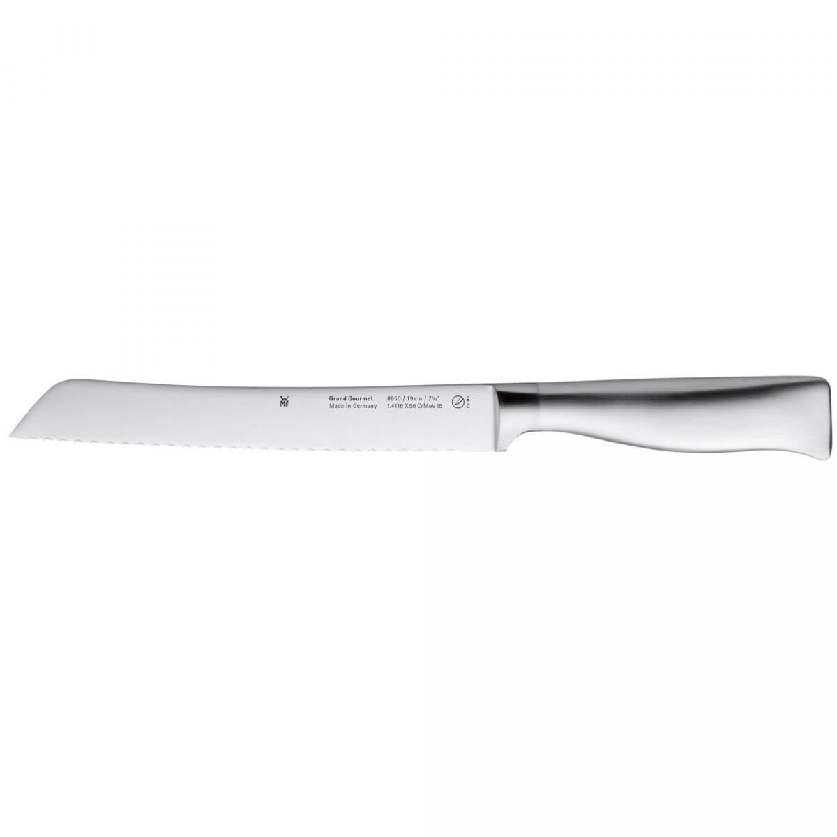 WMF Brotmesser Grand Gourmet mit Doppelwellenschliff 19 cm