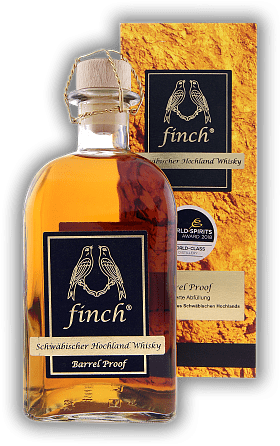 finch Barrel Proof Schwäbischer Hochland Whisky 2019 finch Barrel Proof Schwäbischer Hochland Whisky 2019 Komplexe, erlesene Aromen - intensiv und trotz Fassstärke sanft. Alter /19 - 0,5	 Liter - Vol 54%