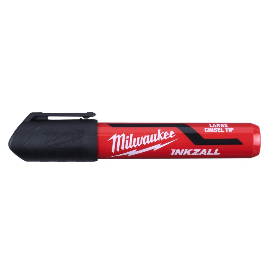 Milwaukee Accessories 4932471555 INKZALL™ Black L Chisel Point Marker