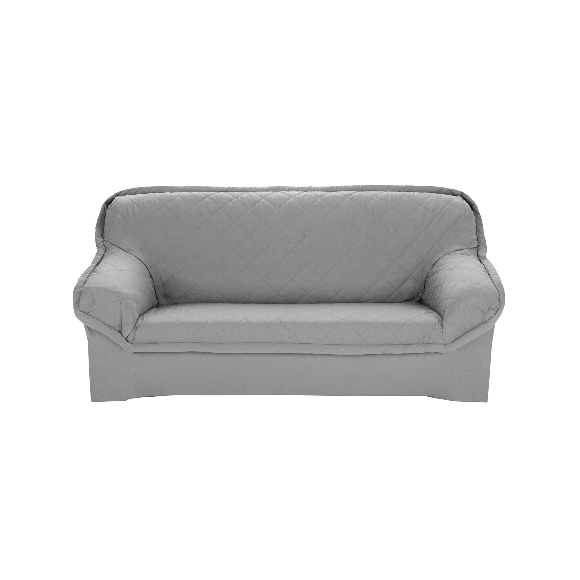 Housse bachette matelassée coton uni fauteuils canapés accoudoirs