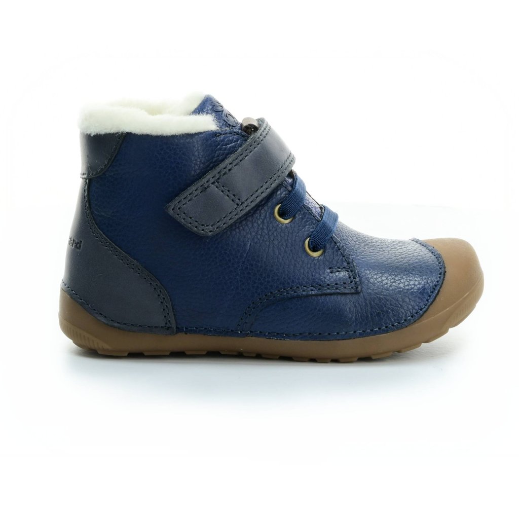 Bundgaard Petit Mid Winter Lace Navy dunkelblaue Barfuß-Stiefeletten