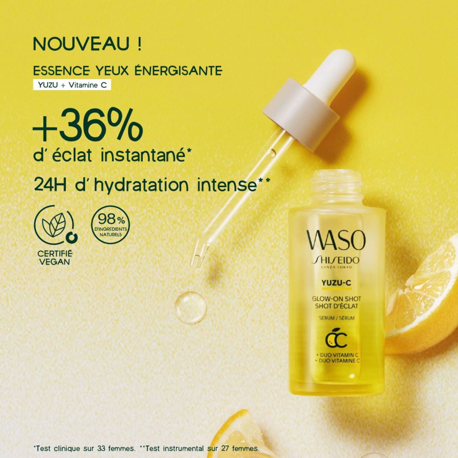 Shiseido Waso Sérum Shot d'Eclat 28 ml