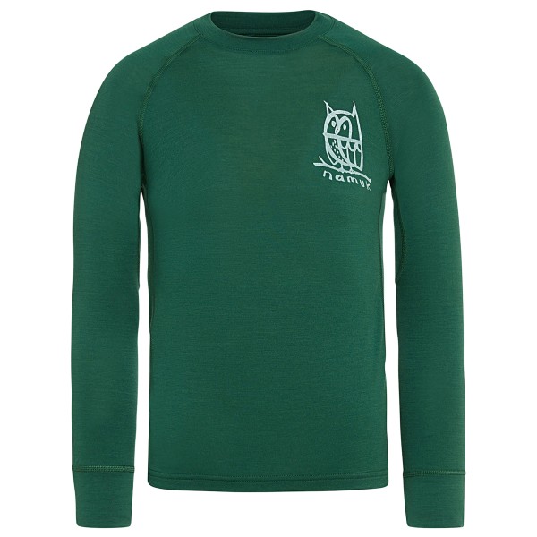 Namuk - Kid's Uil Merino Longsleeve - Merinounterwäsche